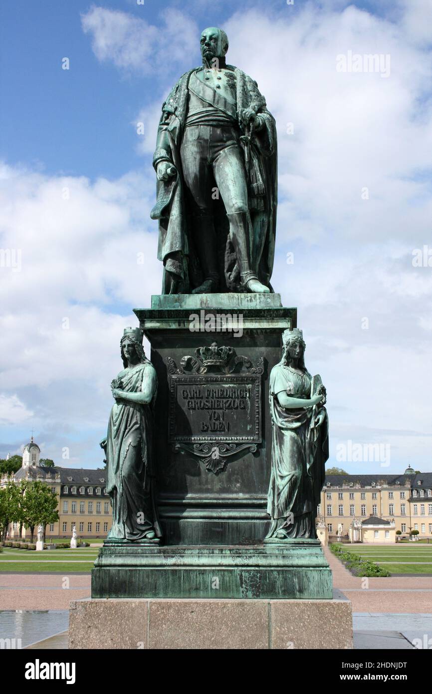 Karl friedrich von baden monument hi-res stock photography and images ...