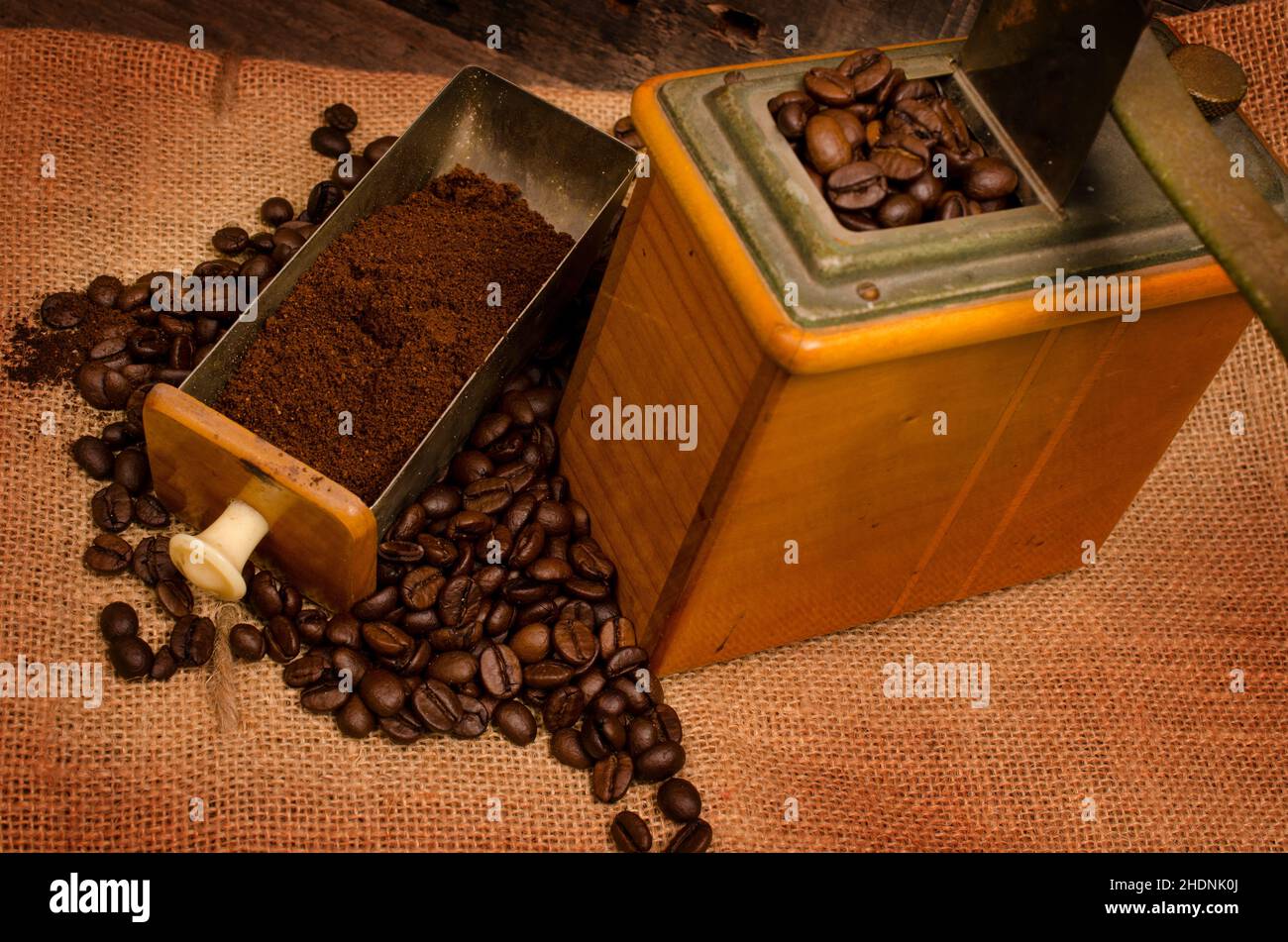 coffee grinder, grinding, coffee roasters, coffee grinders Stock Photo
