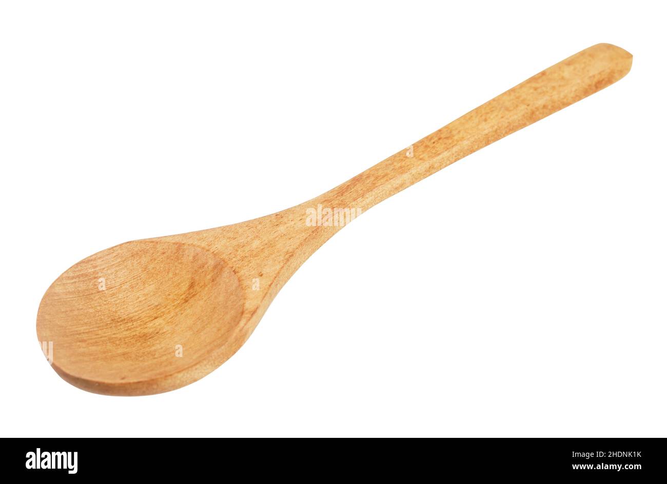 Wooden spoon isolated on a white background, save clipping path Stock ...
