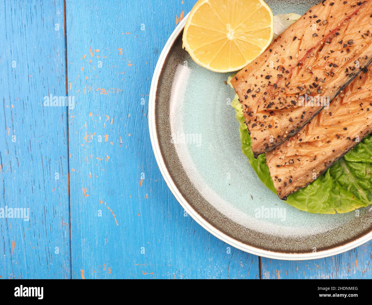 smoked fish, mackerel, kippers, mackerels Stock Photo