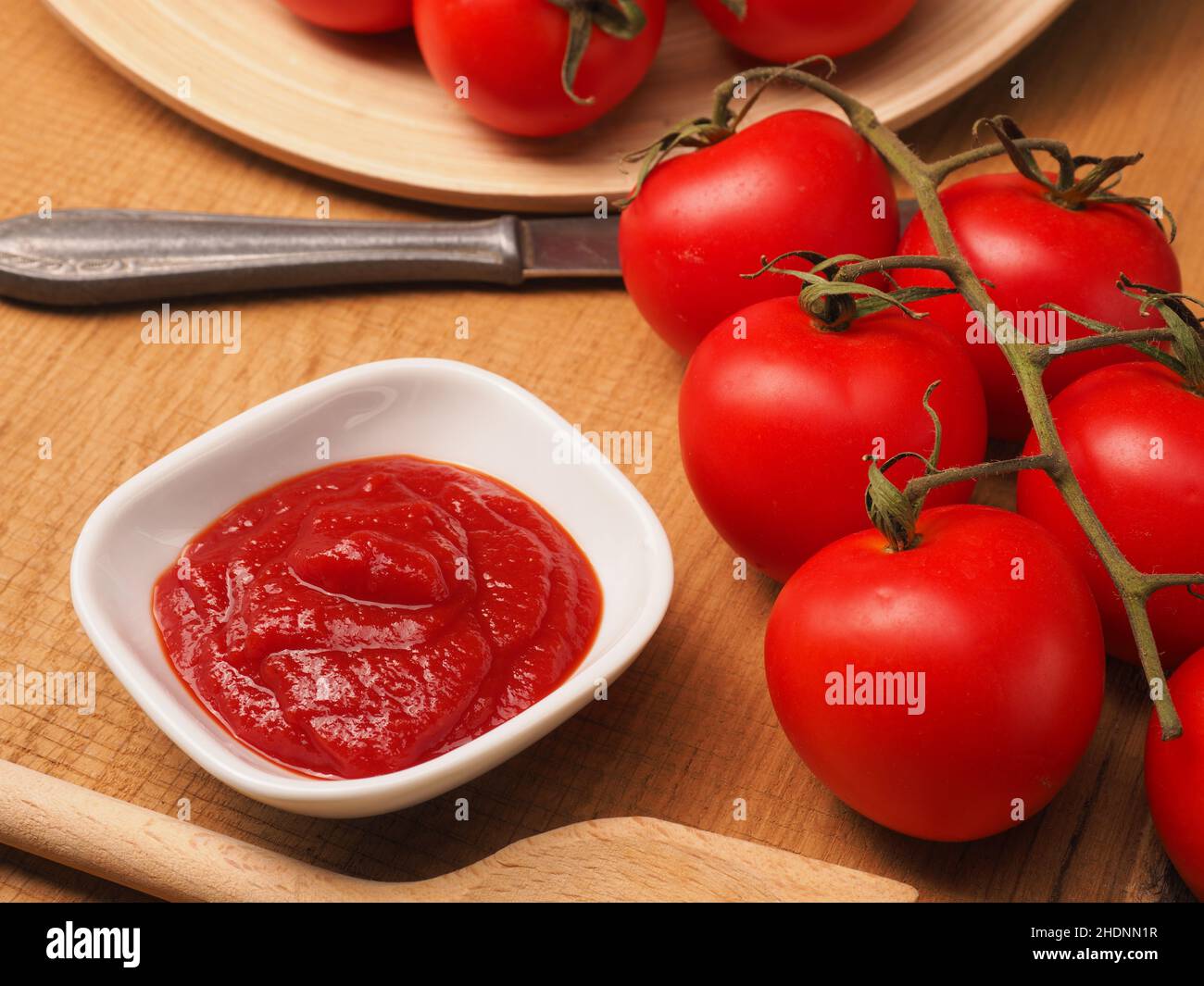 ketchup, tomato sauce, tomato puree, ketchups, tomato sauces Stock