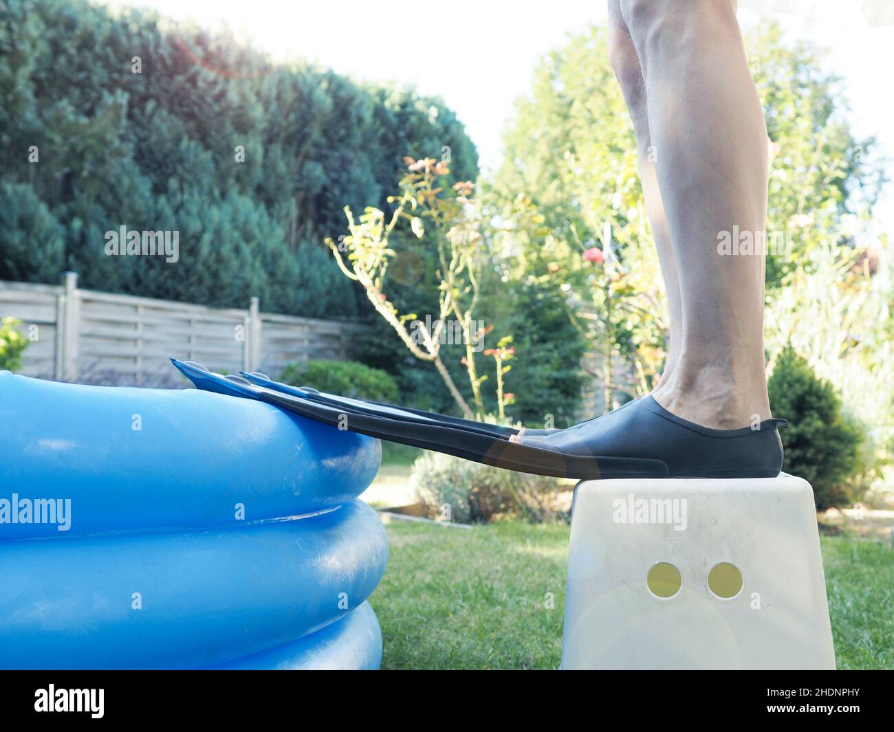 cooling, fins, wading pool, fin, wading pools Stock Photo