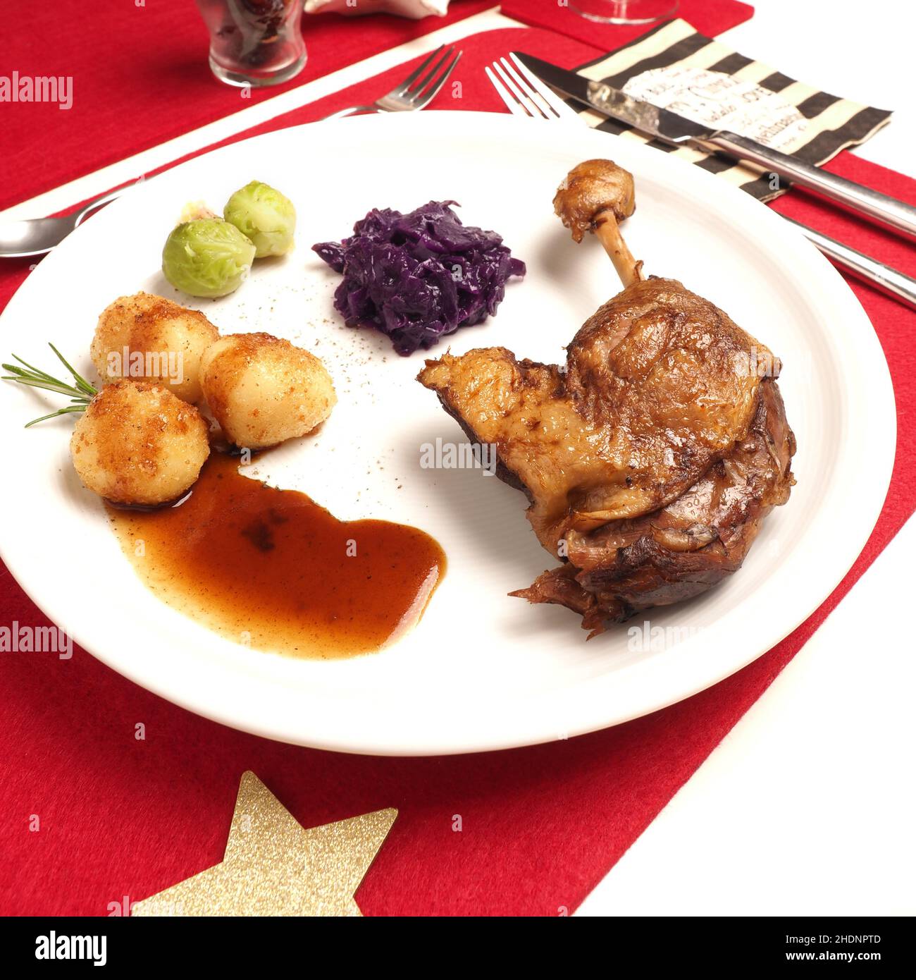 feast, duck leg, feasts, duck legs Stock Photo - Alamy