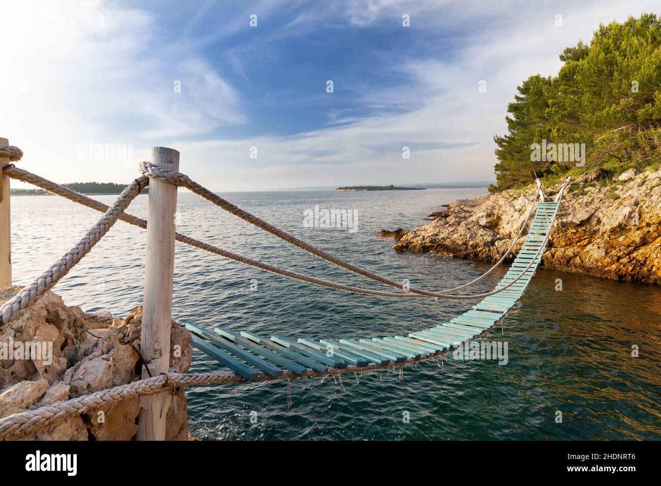 suspension bridge, suspension bridges Stock Photo Alamy