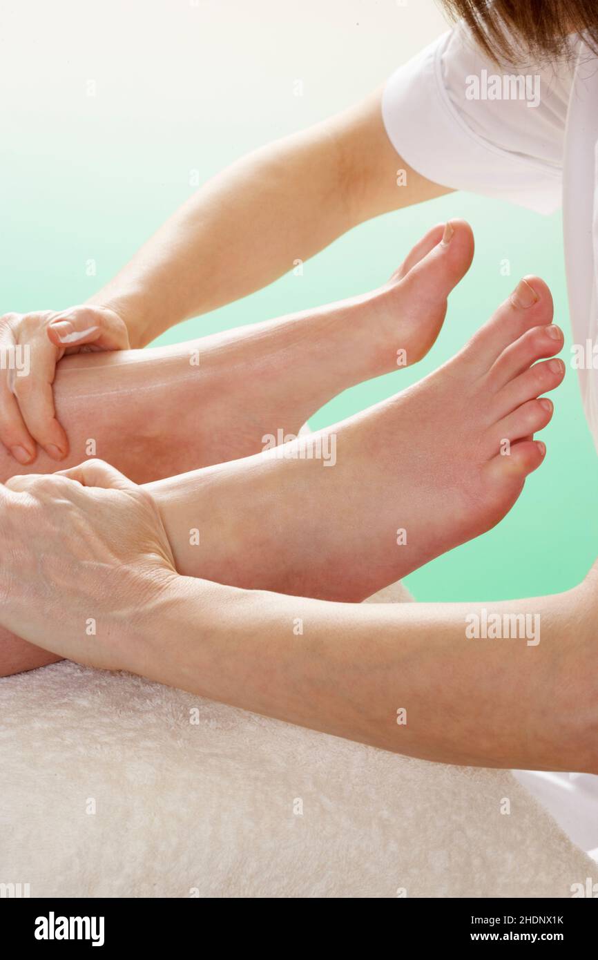 foot massage, foot massages Stock Photo Alamy