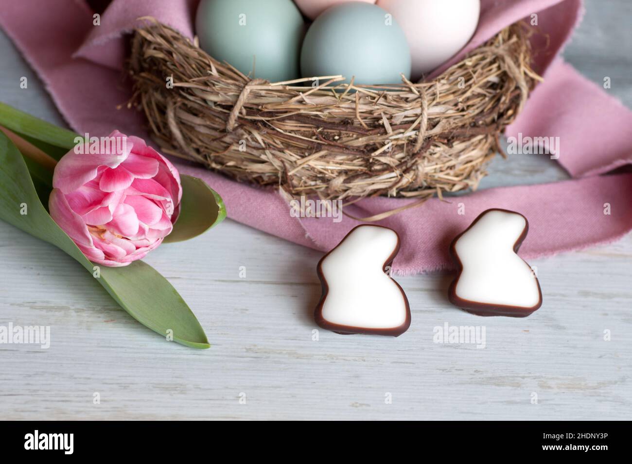 easter nest, easter decoration, easters, easter decorations Stock Photo