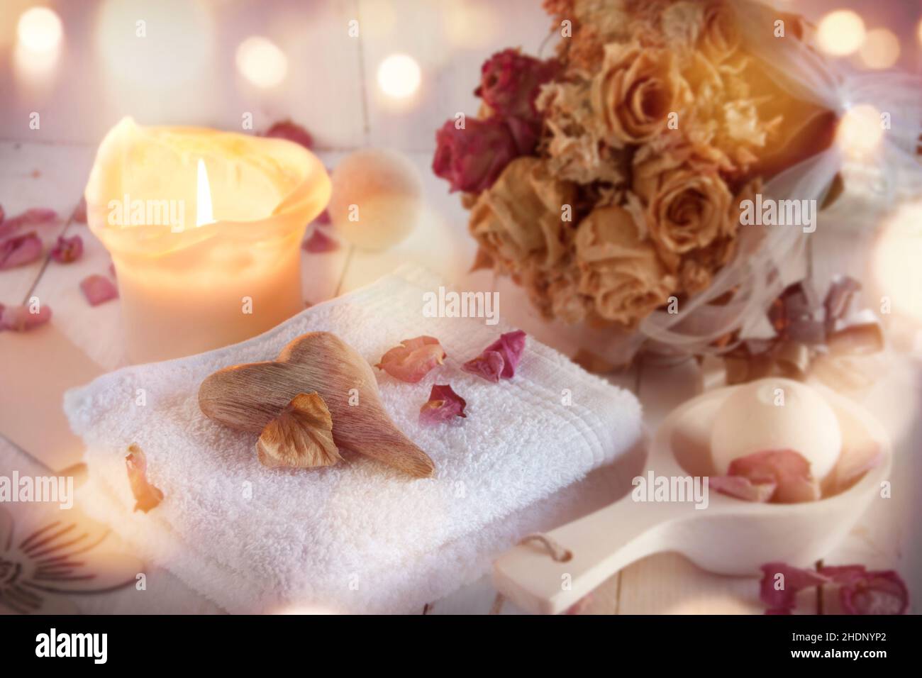 wellness, rose spa, rose spas Stock Photo Alamy