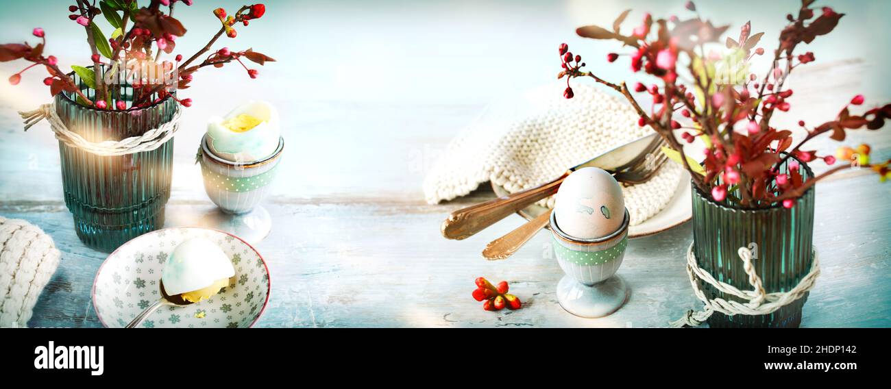 easter, easter eggs, easter breakfast, easters, easter egg, easter breakfasts Stock Photo