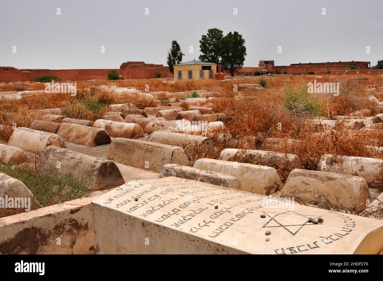 jewish cemetery, marrakesh, jewish cemeteries, marrakeshs Stock Photo