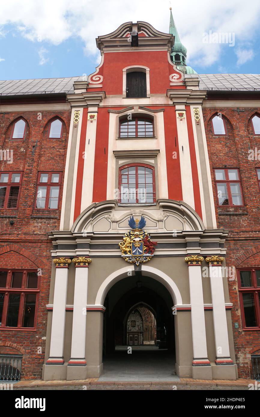 gate, town hall, gates, town halls Stock Photo Alamy
