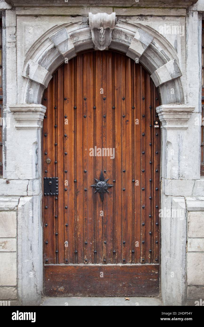 door, church door, doors, church doors Stock Photo