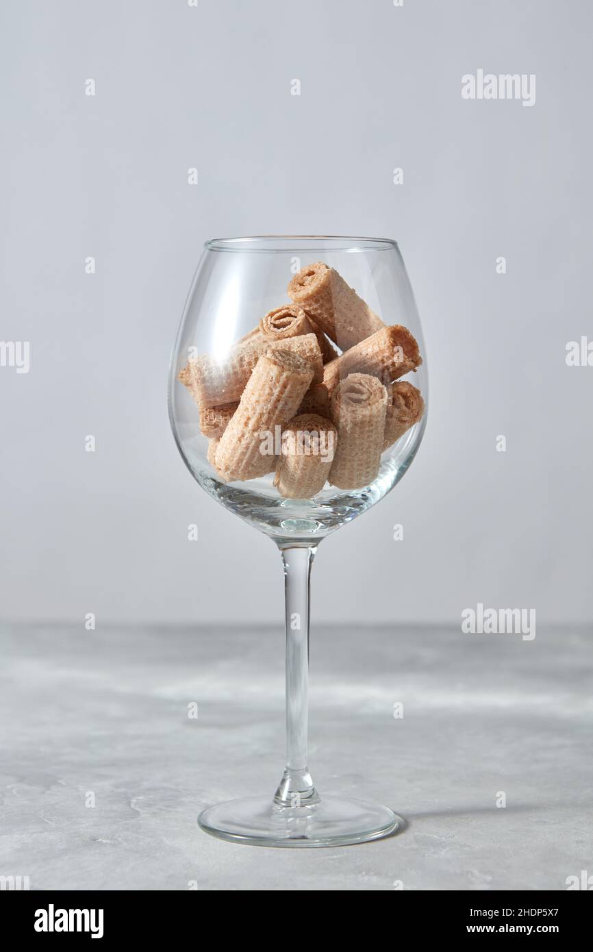 wafer rolls, wafer roll Stock Photo - Alamy