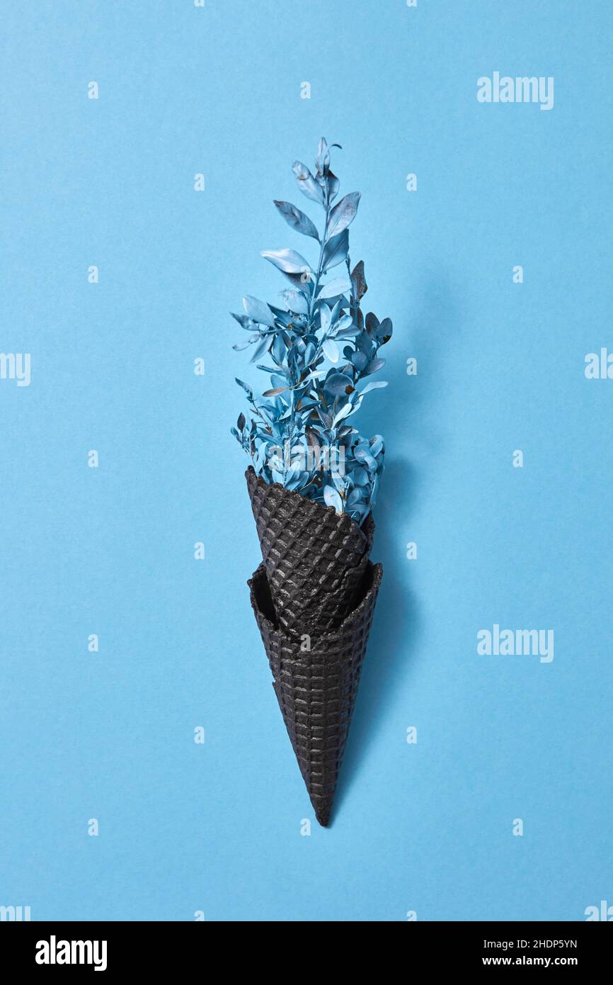 decoration, vase, ice cream wafer, decorations, vases, icecream wafers