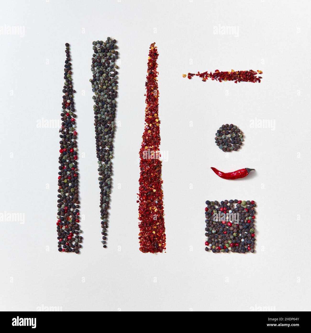 chili, peppercorns, chili flakes, peppercorn Stock Photo Alamy