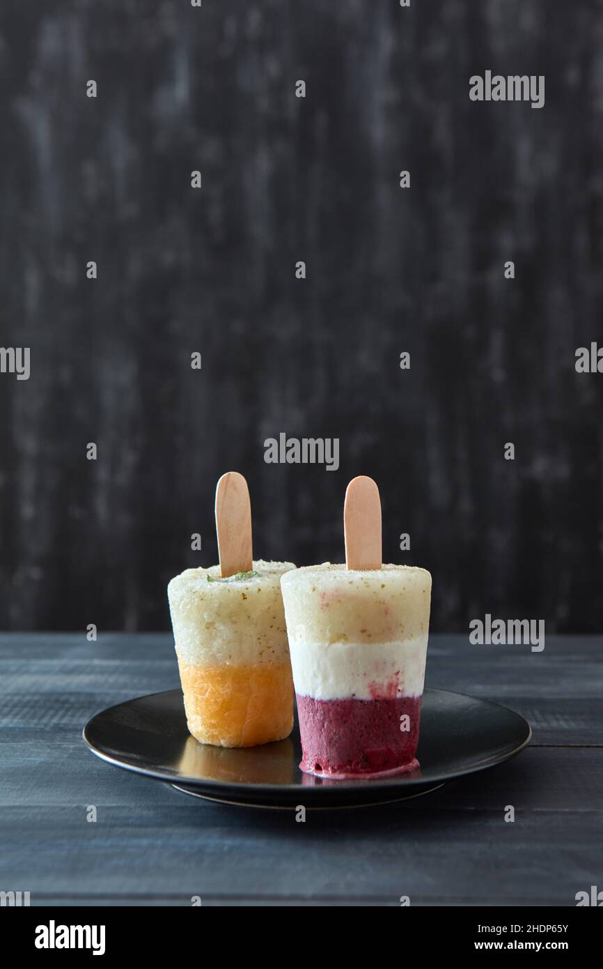 popsicle, sorbet, popsicles, sorbets Stock Photo Alamy