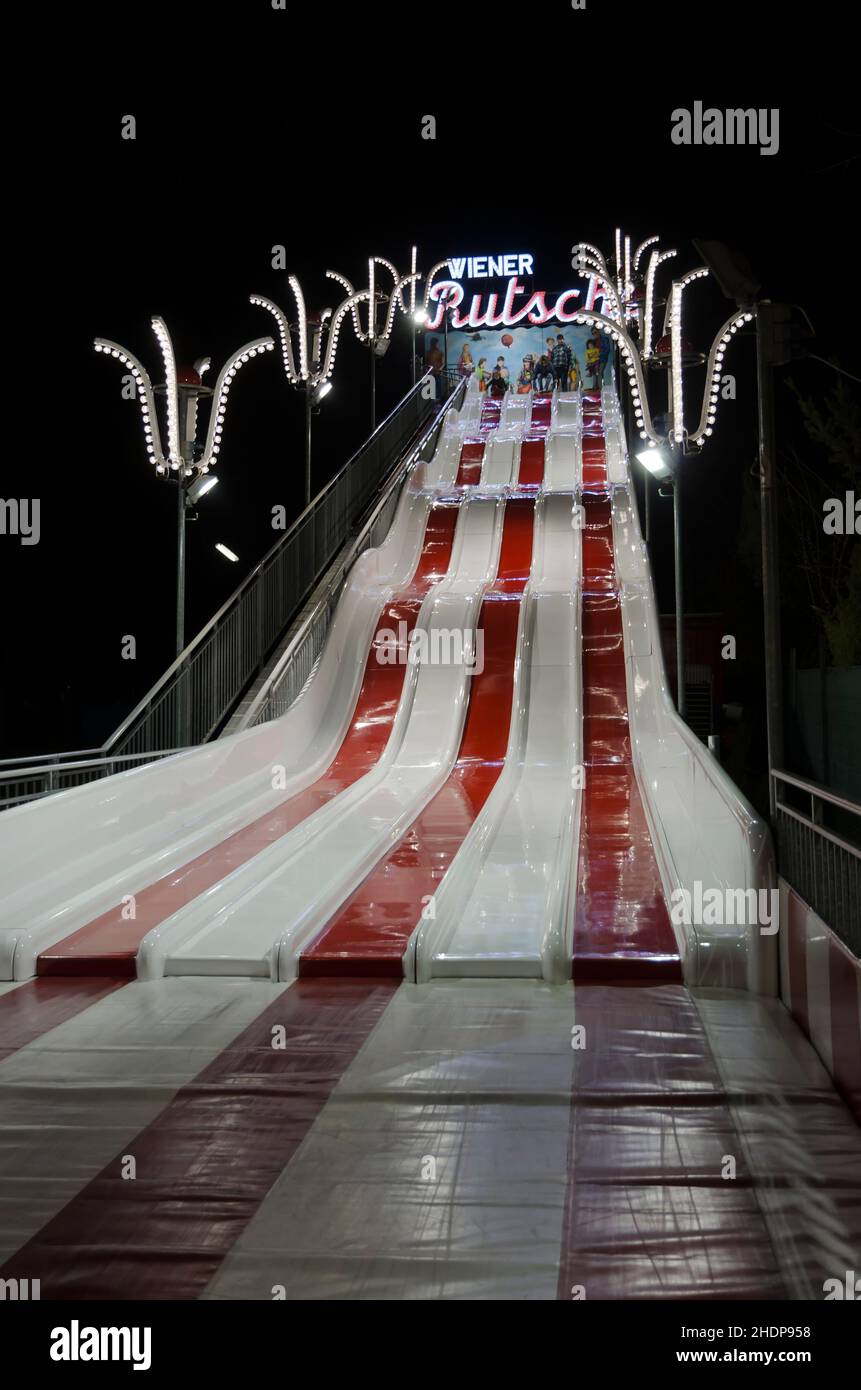 slide, ride, slides, rides Stock Photo Alamy