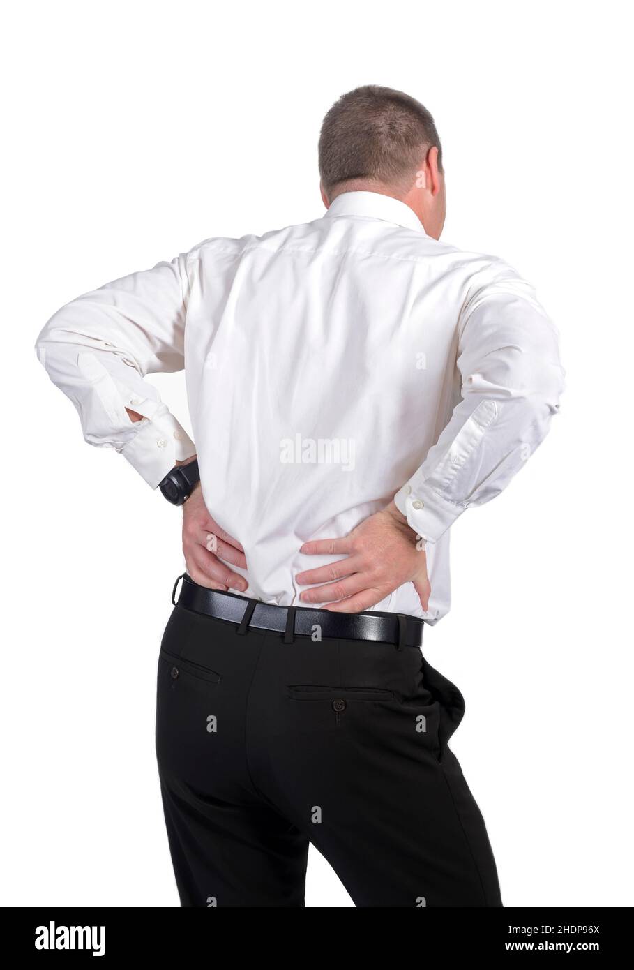 back pain, back pains, pain Stock Photo