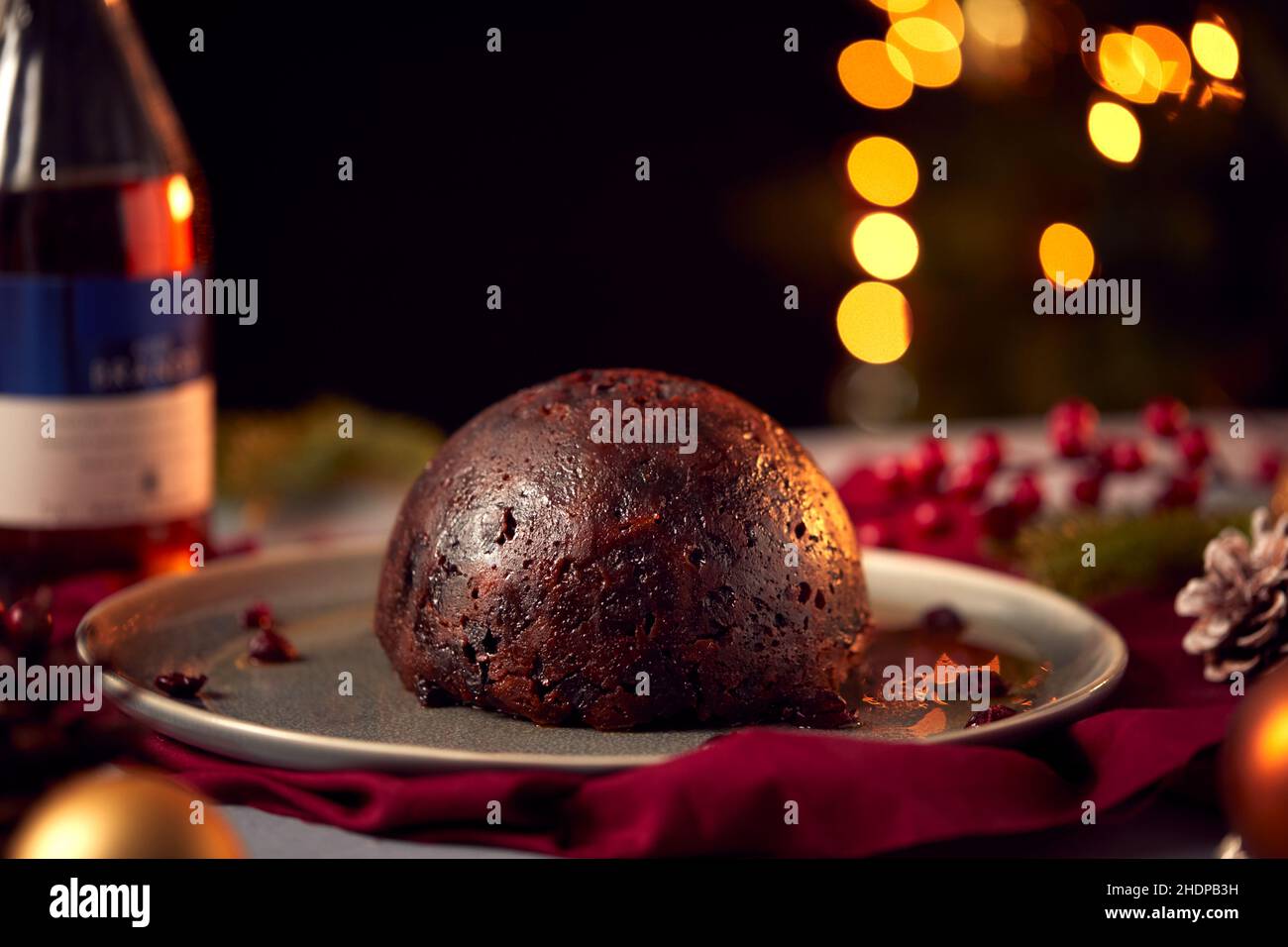 festive, christmas pudding, festives Stock Photo