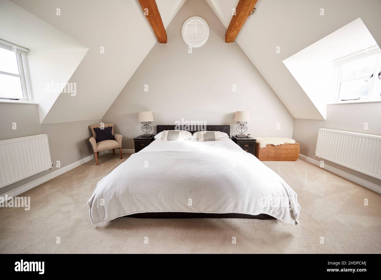 attic, double bed, centered, attics, roof top, double beds, centereds ...