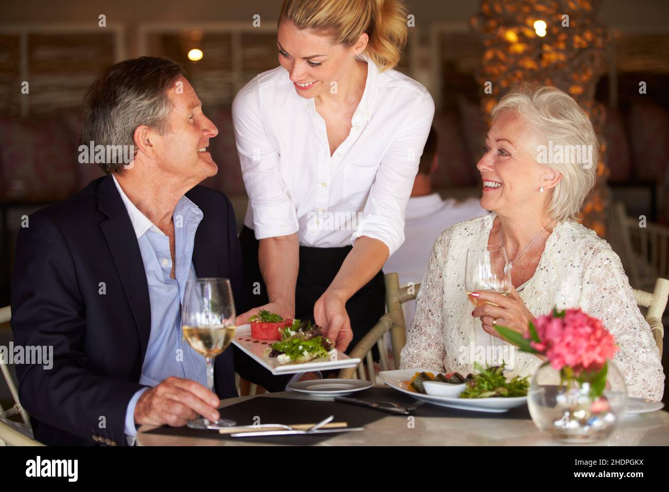 restaurant, serve, waitress, restaurants, serves Stock Photo Alamy