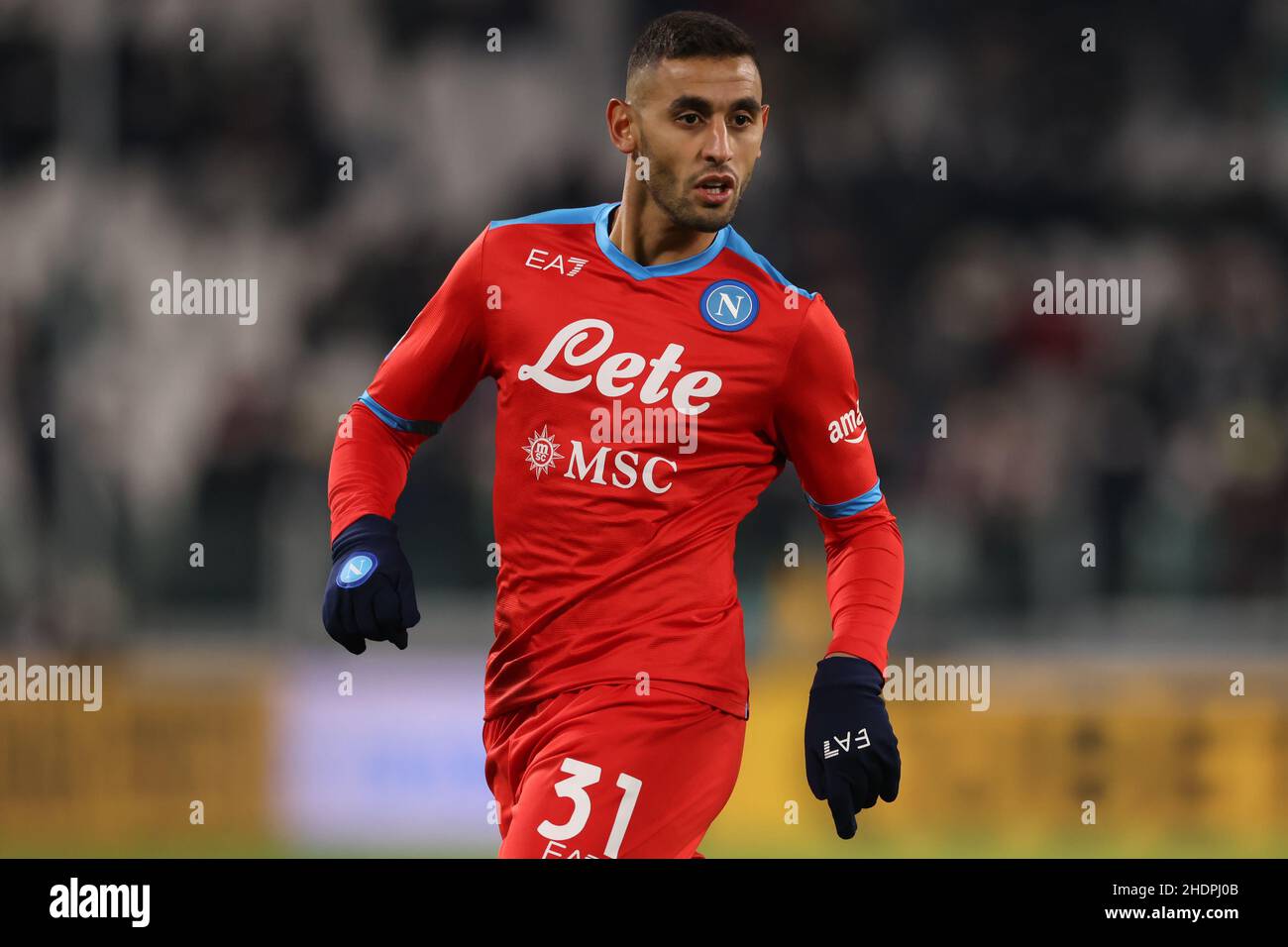 Turin, Italy. 6th Jan, 2022. Faouzi Ghoulam of SSC Napoli during the Serie A match at Allianz Stadium, Turin. Picture credit should read: Jonathan Moscrop/Sportimage Credit: Sportimage/Alamy Live News Stock Photo