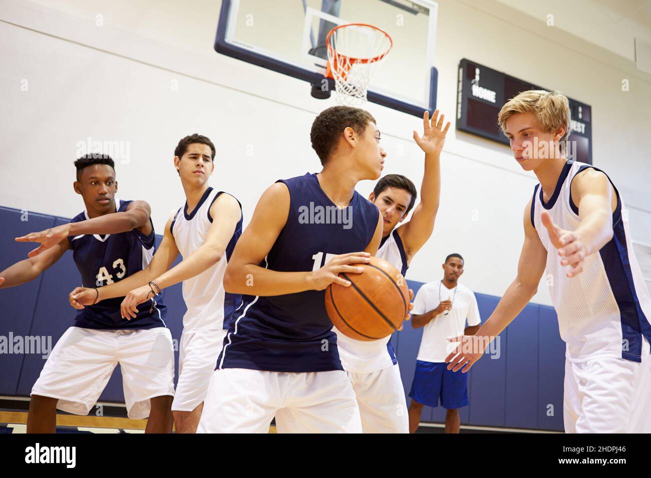 team, school sport, basketball, teams, schools, basketballs Stock Photo