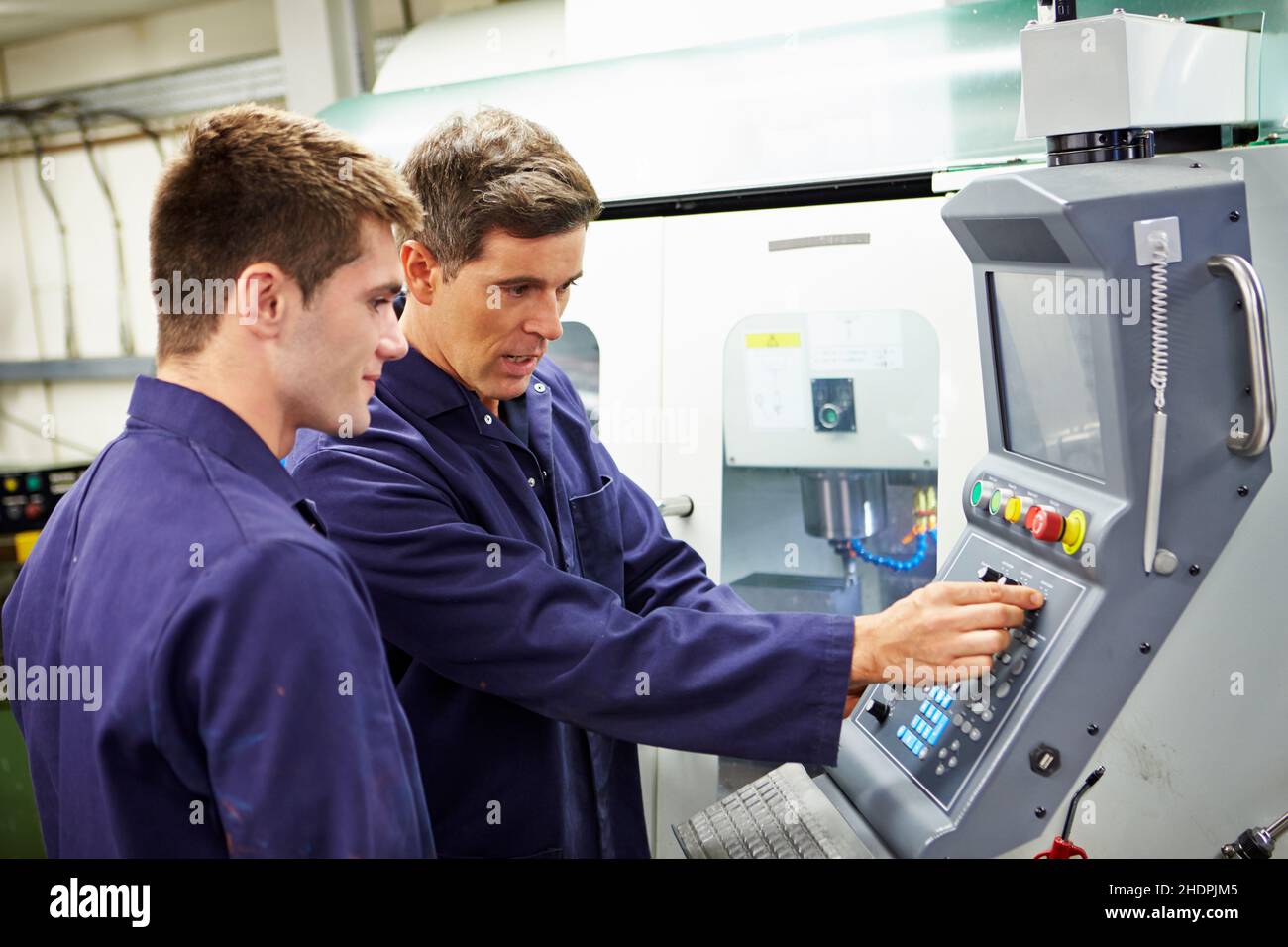 apprentice, engineer, trainee, metal industry, industrial pc, apprentices, engineers, trainees, metal industries Stock Photo