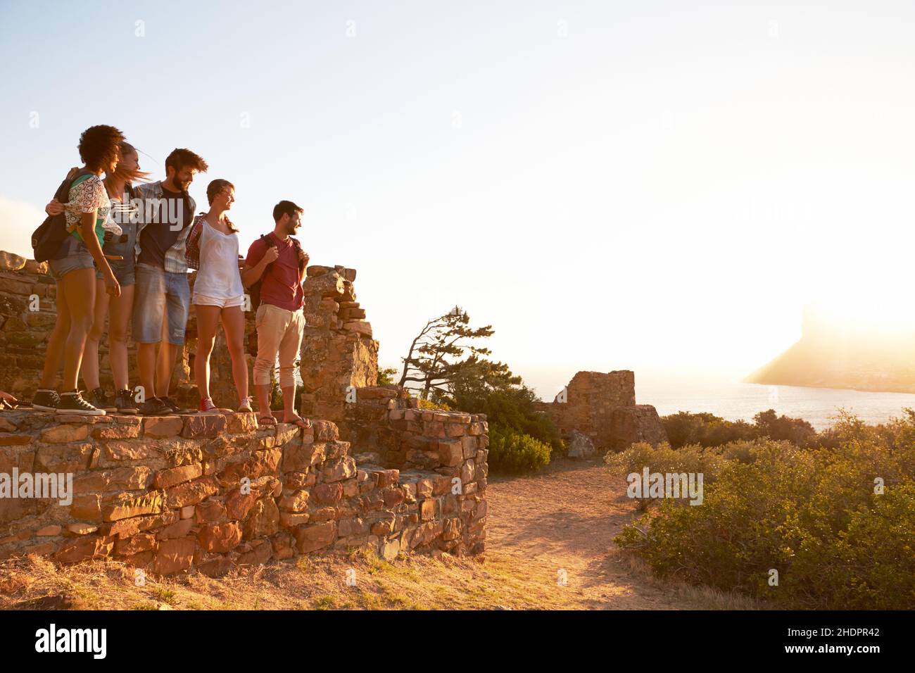 Adults friends hike hi-res stock photography and images - Alamy