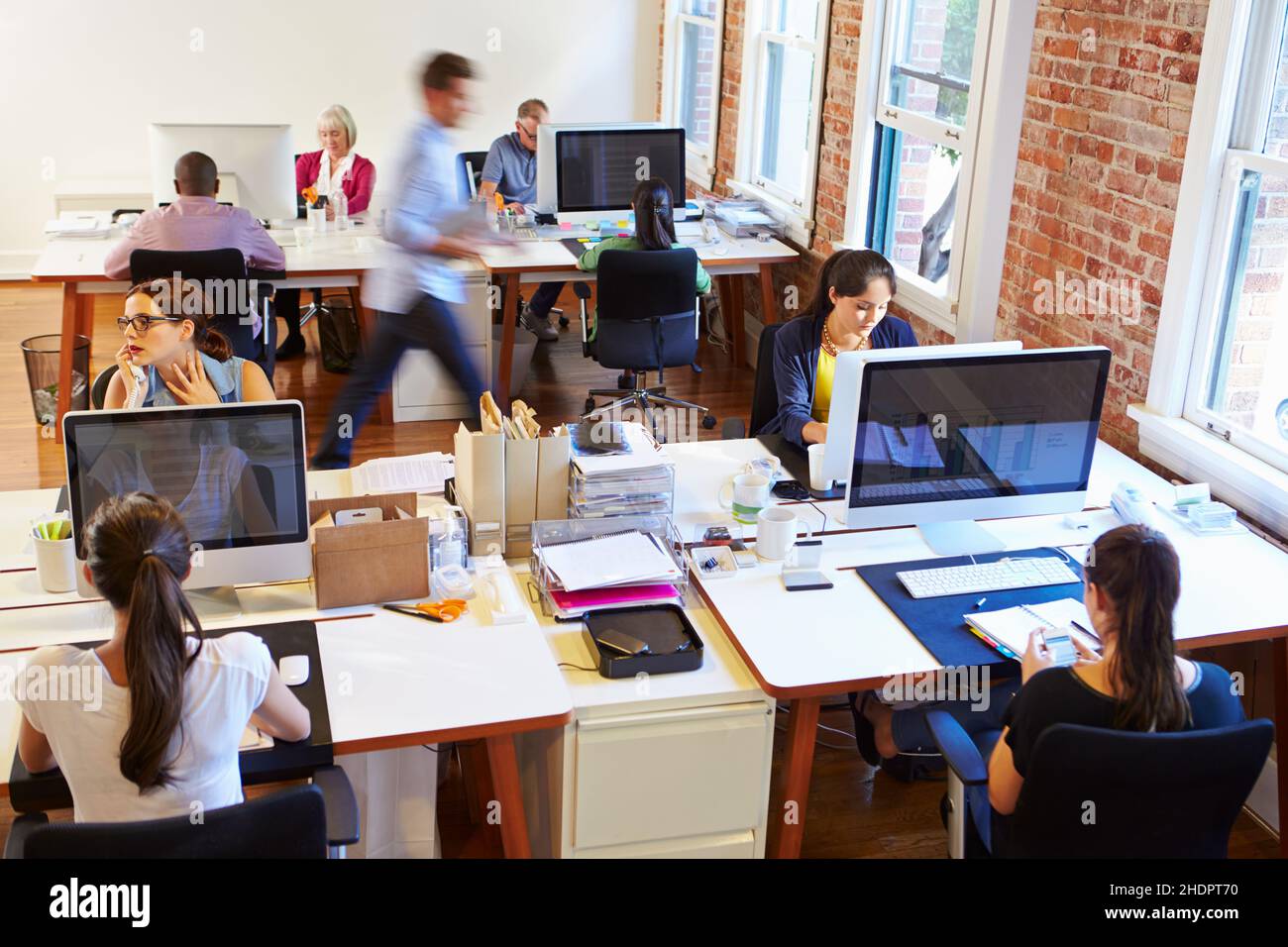 Job Profession Office Workplace Colleagues Open Plan Office Job 