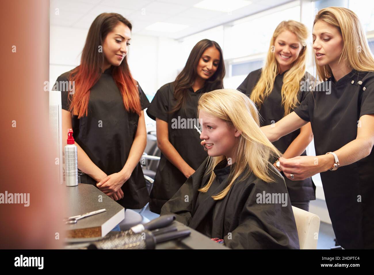 hairdresser, hair salon barber shop, trainee, hairdressers, barber