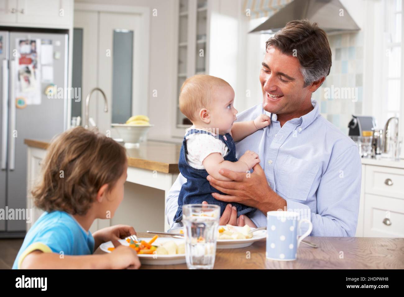 father, parental leave, paternity leave, dad, fathers, parental leaves Stock Photo