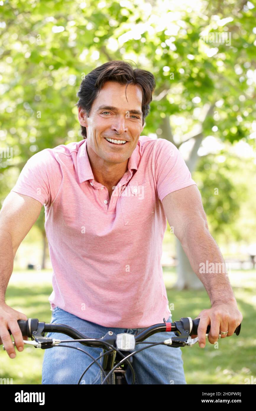 Front view of 1 male cyclist hires stock photography and images Alamy