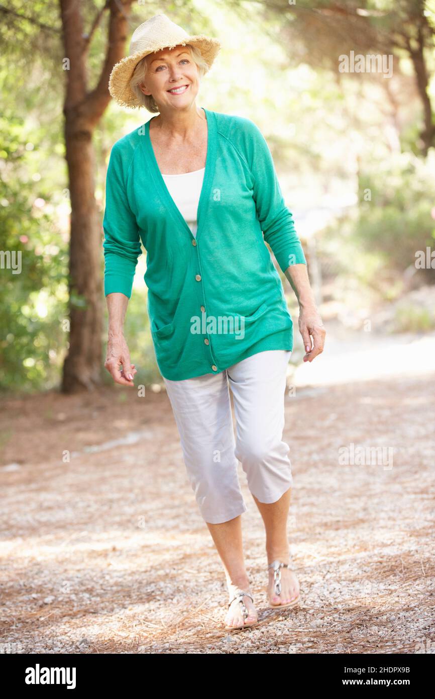 senior, walk, elderly, old, seniors, walks Stock Photo Alamy