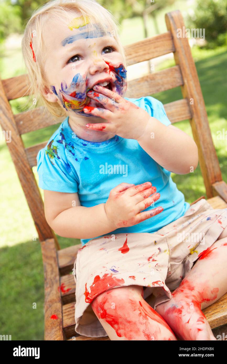 toddler, painted, finger painting, infant, infants, toddlers, painteds