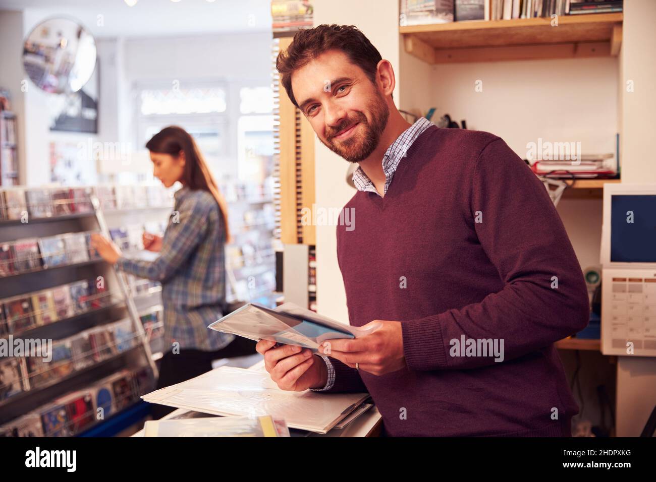 retail occupation, Music industry, retail occupations Stock Photo Alamy