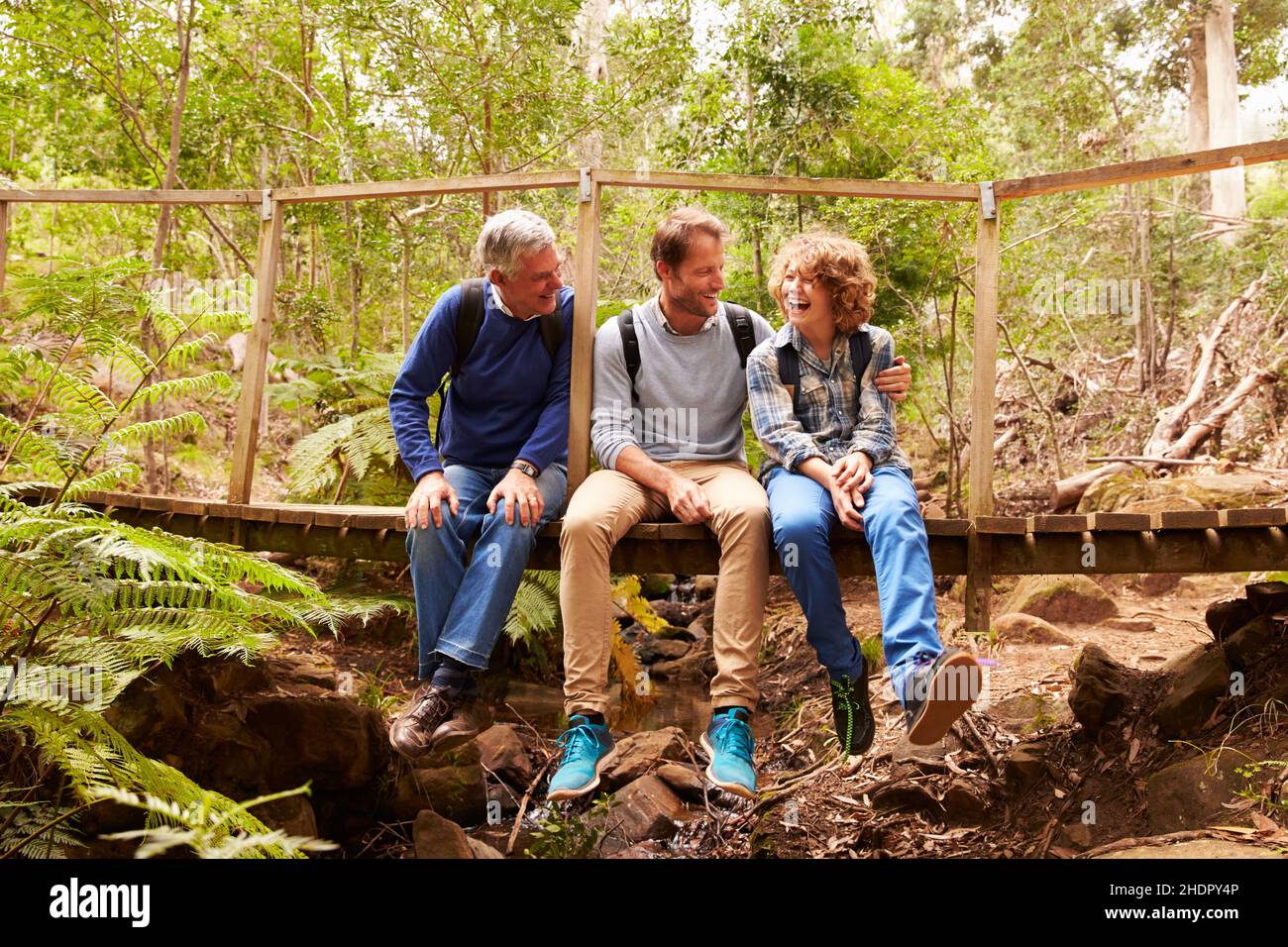 grandfather, father, son, walk, grandfathers, dad, fathers, sons, walks Stock Photo