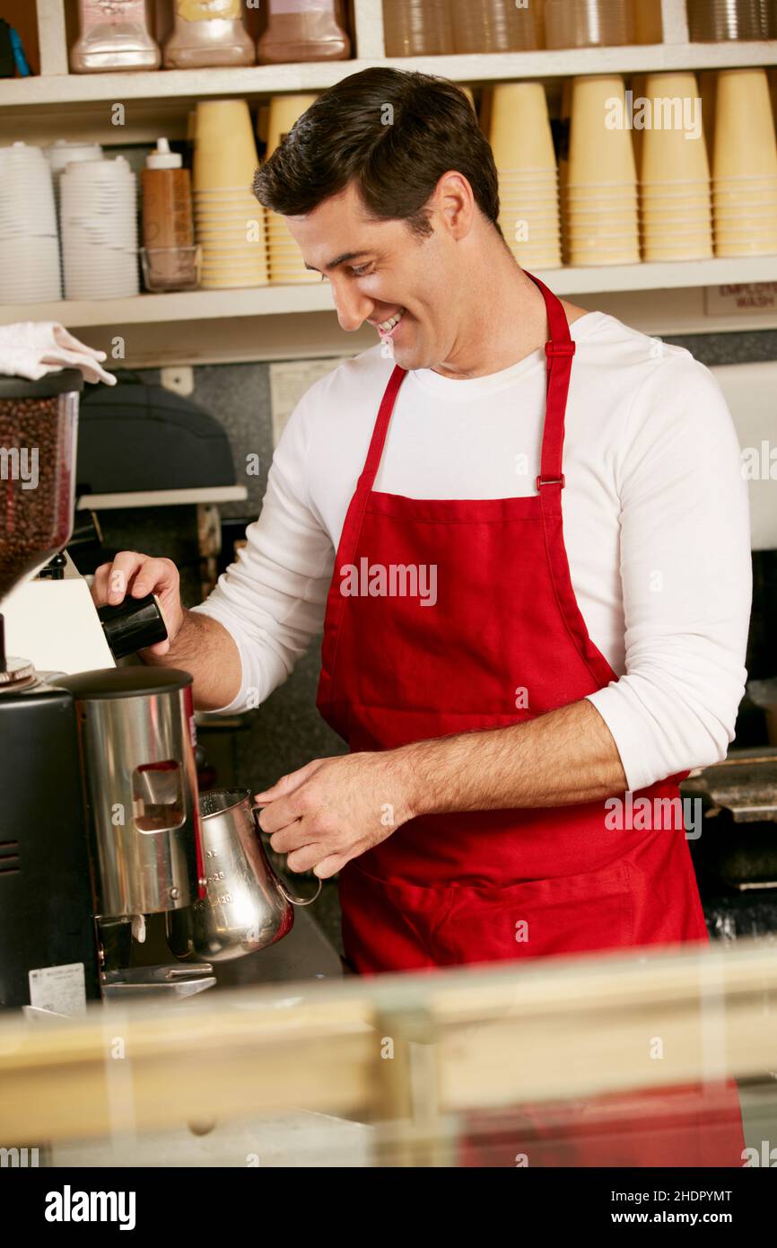 coffee making, barista, bar, coffees, baristas, bars Stock Photo Alamy