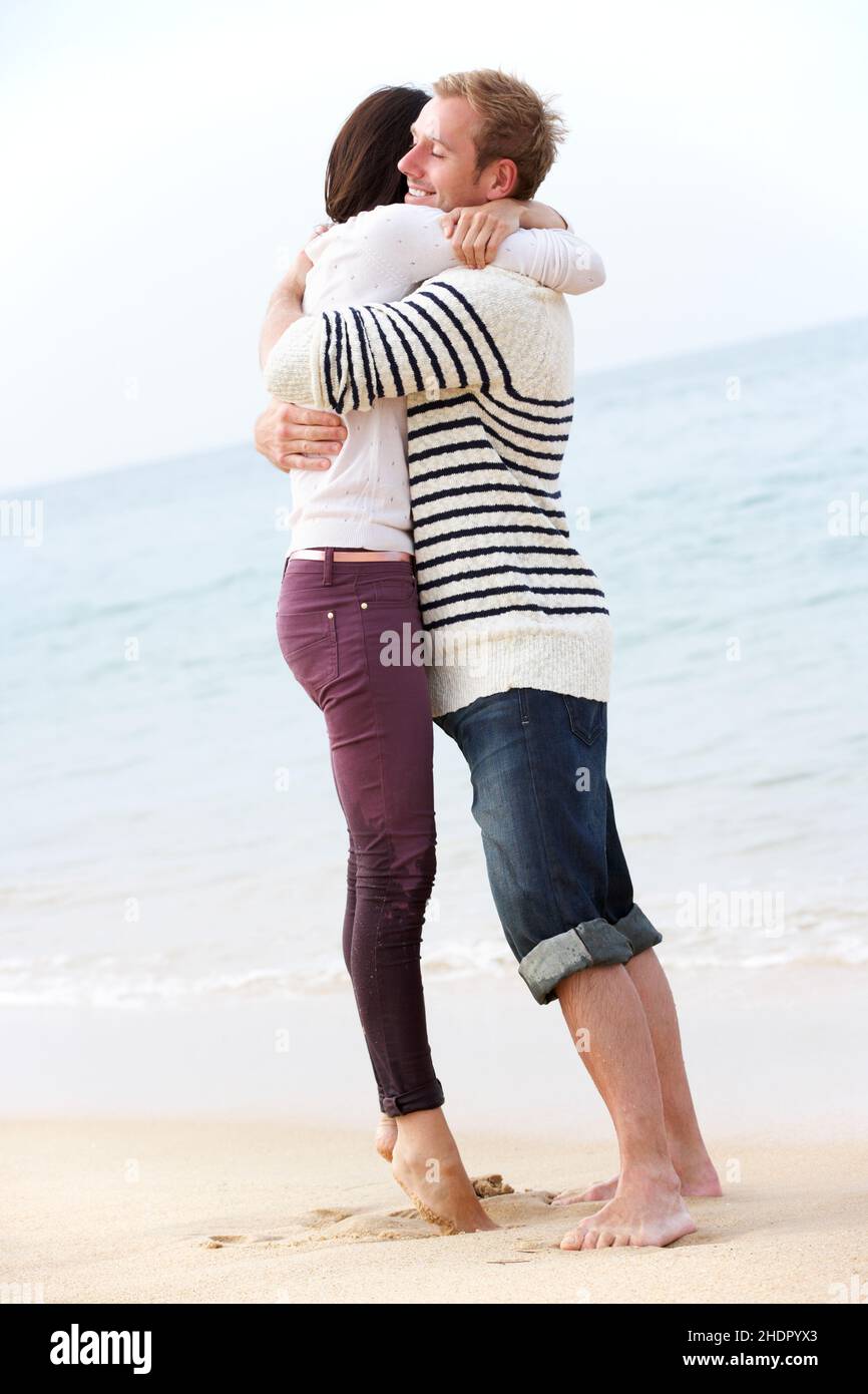 beach, romance, love couple, beaches, seaside, romances, love couples Stock Photo