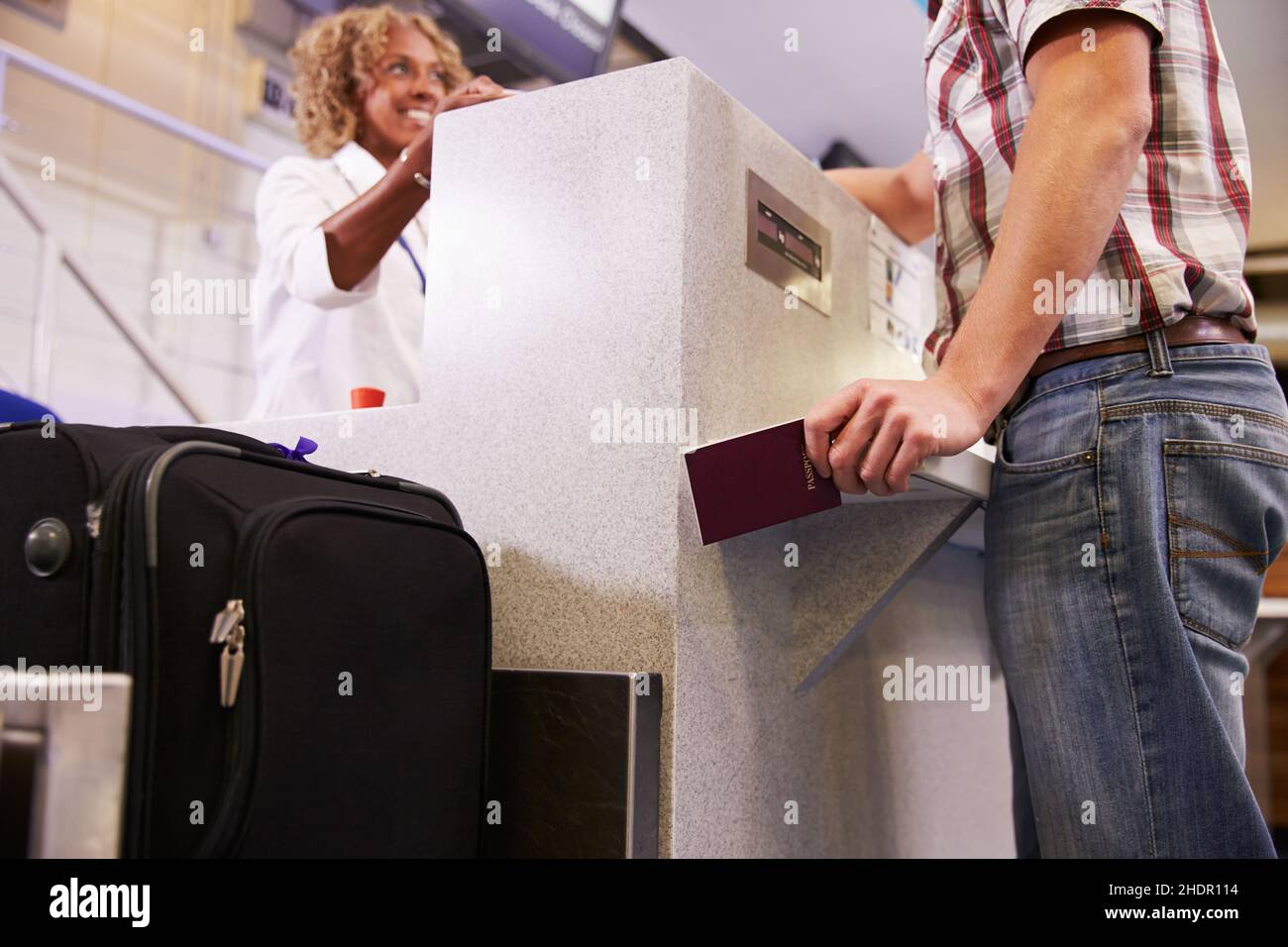 luggage, check in, luggages, checkins Stock Photo Alamy