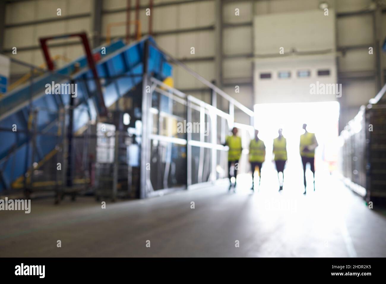 warehouse, recycling plant, conveyor belt, warehouse clerk, warehouses