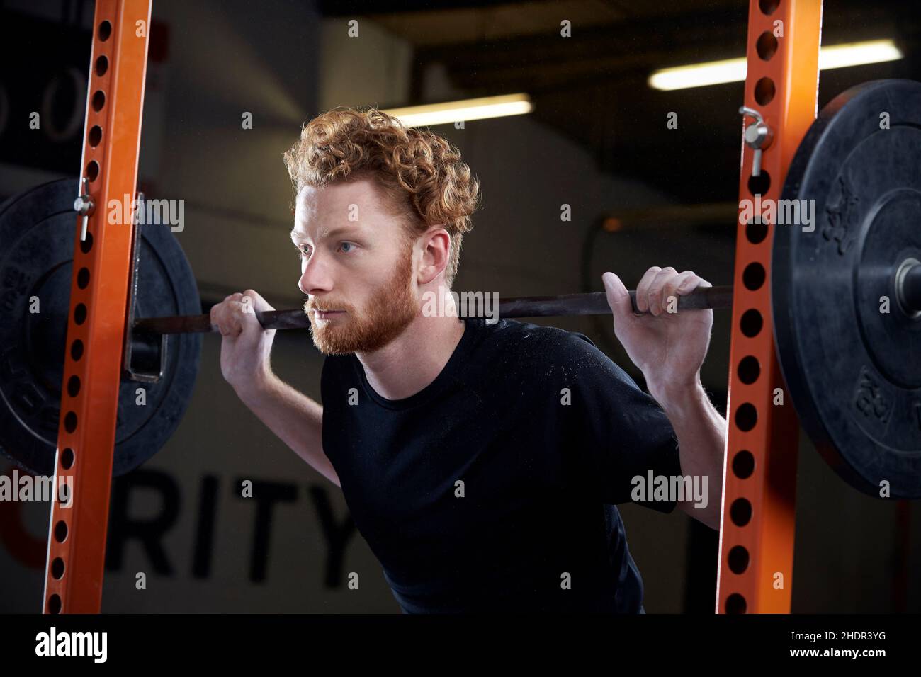 Weightlifter s barbell hi res stock photography and images Alamy