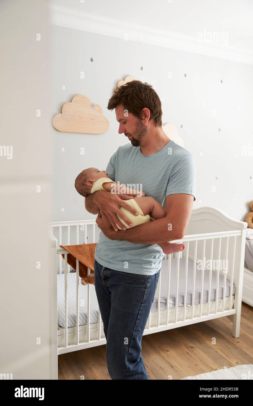 baby, father, sleeping, weighing, babe, babies, human babies, dad