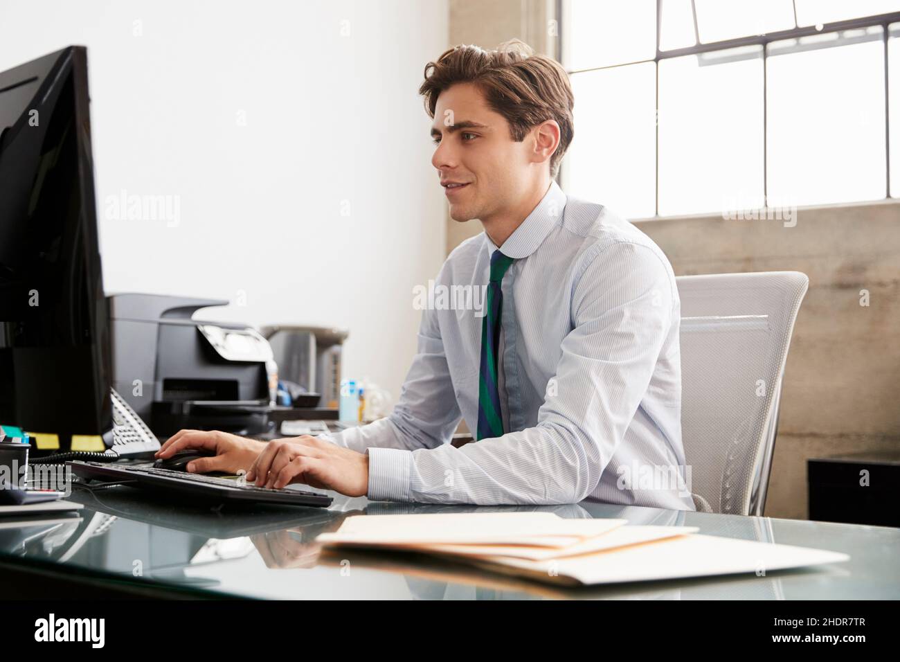 businessman, computer workstation, boss, businessmen, executive ...