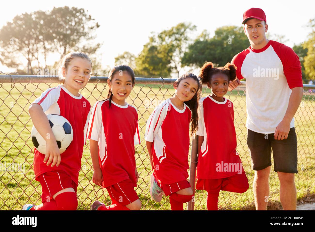 girl, soccer, team, girls, soccers, teams Stock Photo Alamy
