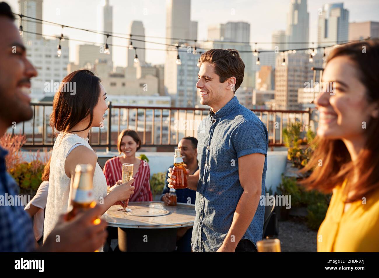 friends, rooftop, friend, rooftops Stock Photo - Alamy