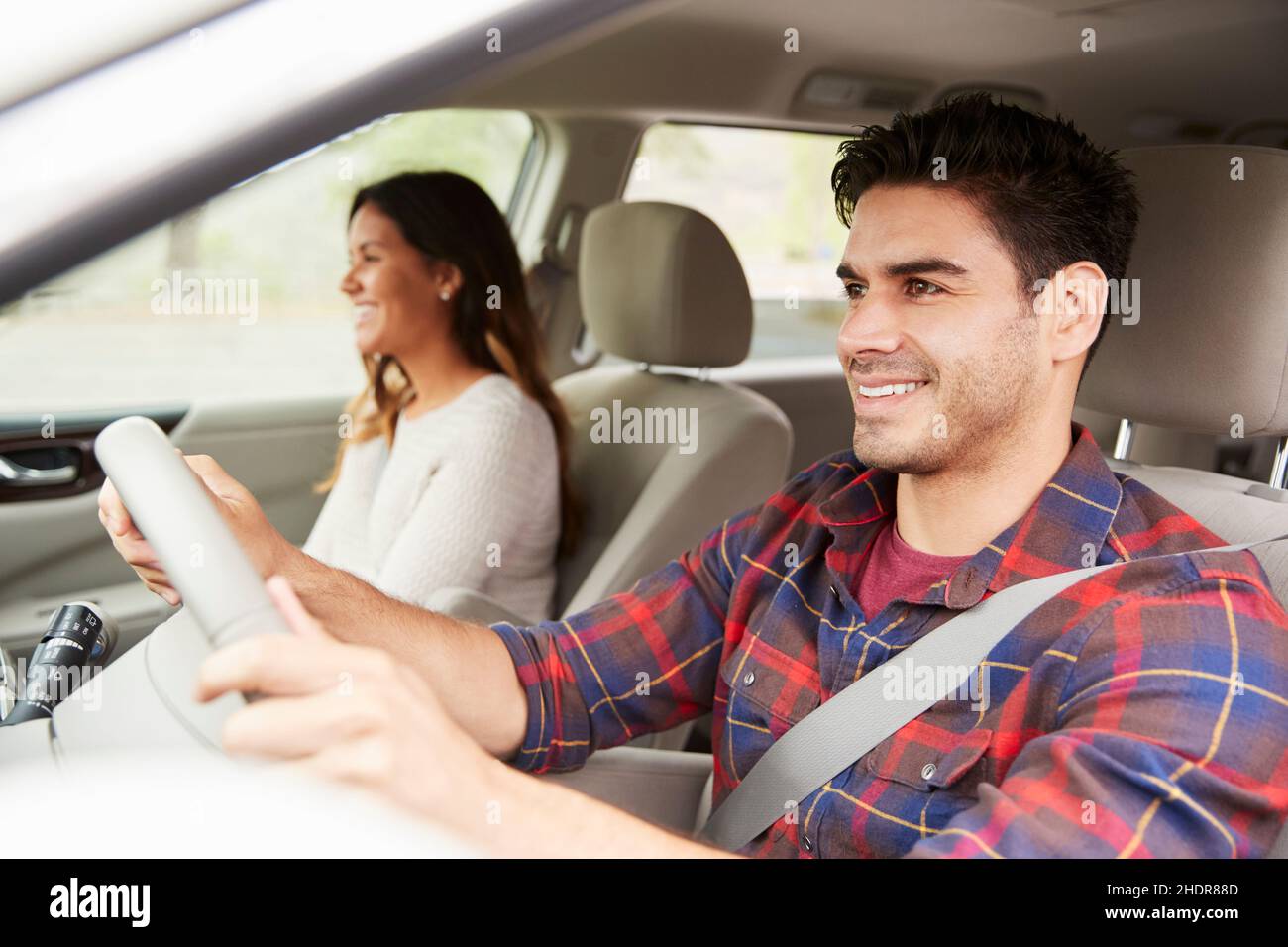 couple, car trip, pairs, car journey, car ride, drive, driving, road ...