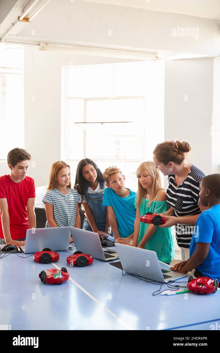 school subject, programming, robotics, school subjects Stock Photo - Alamy