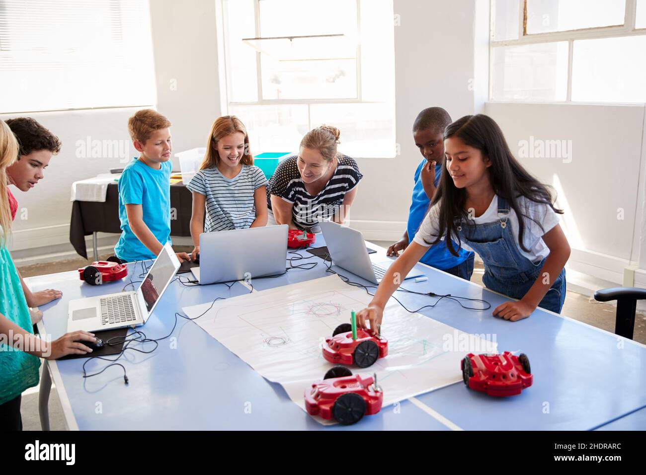 Education Classroom Robotics Educations Classrooms Stock Photo Alamy