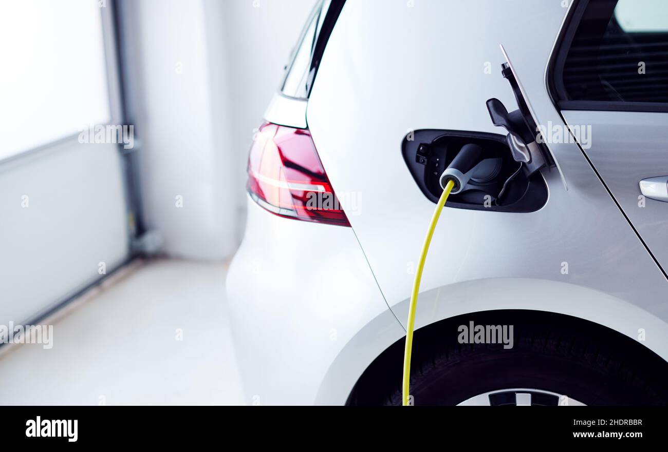electric car, charging point, electric cars Stock Photo Alamy