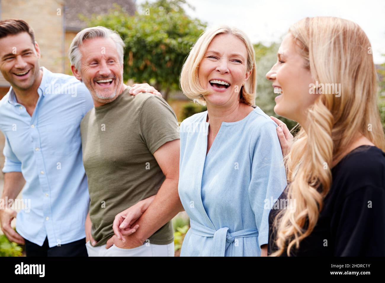 laughing, family, together, laugh, smiling, families, togethers Stock Photo